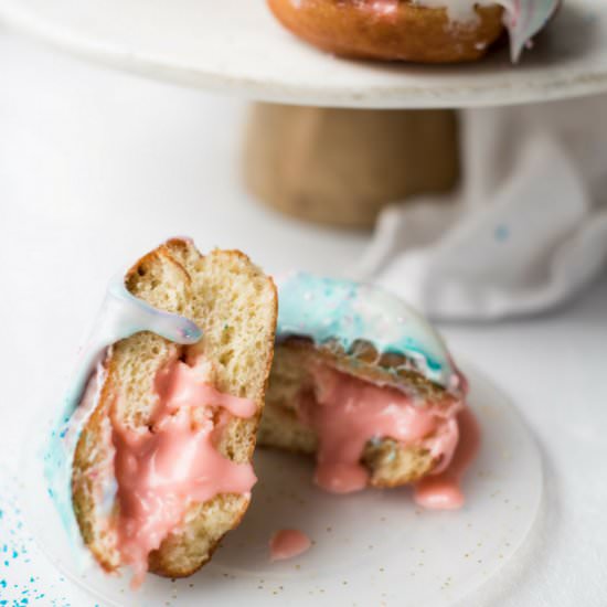 Gender Reveal Doughnuts - Recipe photo by hungerthirstplay