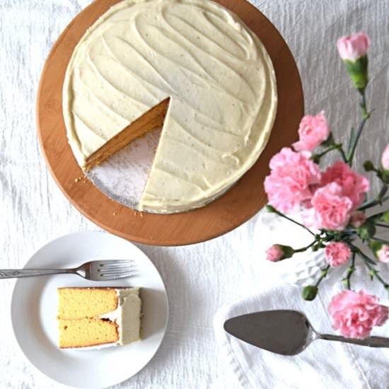 Maya Angelou's Caramel Cake - Recipe photo by The Hungry Genealogist