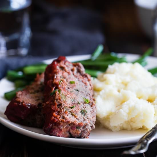 Easy Low Carb Paleo Meatloaf - Recipe photo by foodfaithfitness