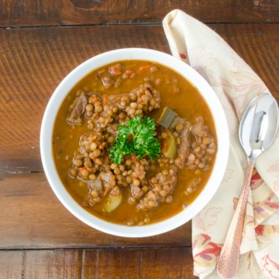Lentil and Zucchini Stew - Recipe photo by palouse_brand