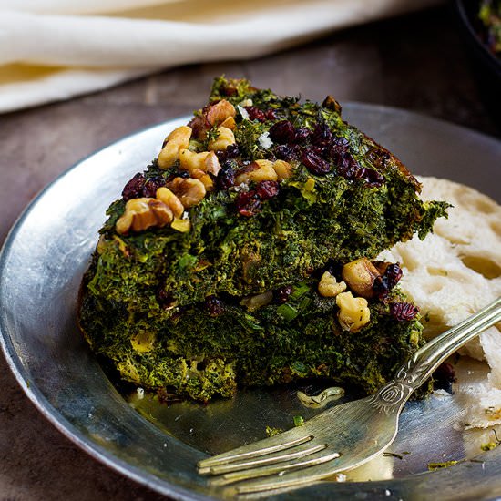 Kuku Sabzi (Persian Herb Frittata) - Recipe photo by unicorns in the kitchen