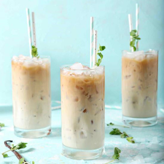 Coffee with Vanilla Mint Creamer - Recipe photo by thespeckledpalate