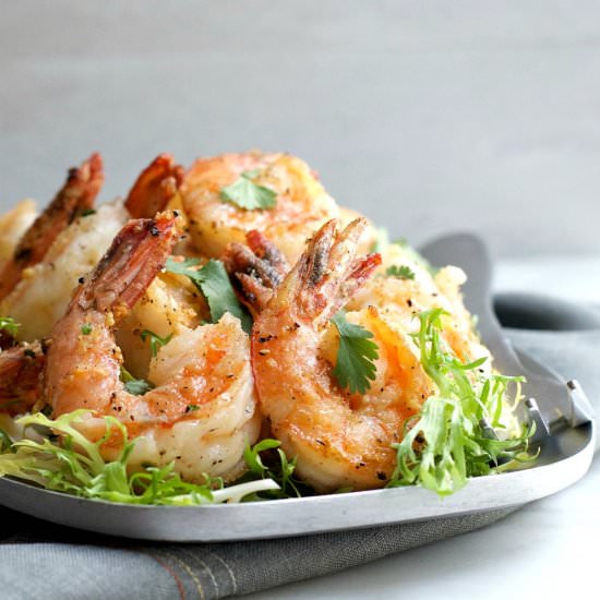 Salt and Pepper Shrimp - Recipe photo by PinchandSwirl