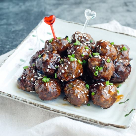 Teriyaki Meatballs - Recipe photo by mrspskitchen