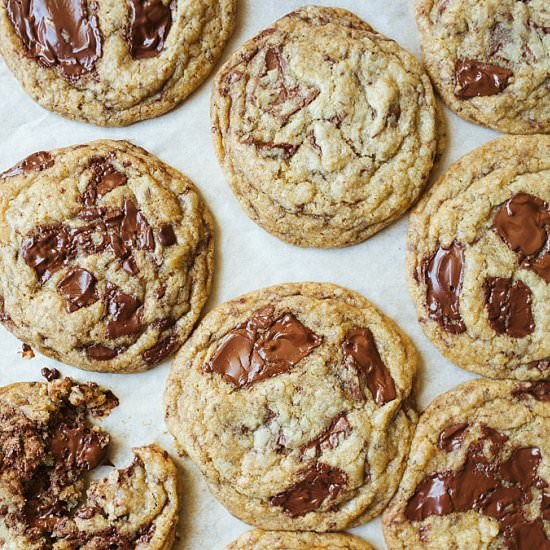 Vegan Chocolate Chip Cookies - Recipe photo by thewoodandspoon