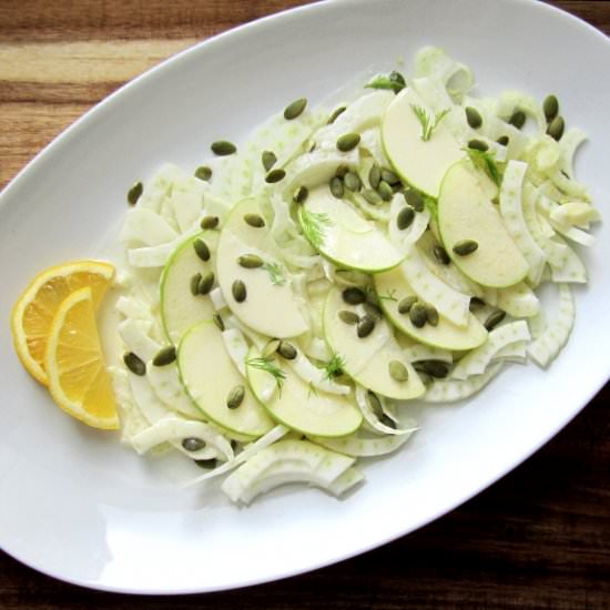 Apple Fennel Salad - Recipe photo by craftyforhome