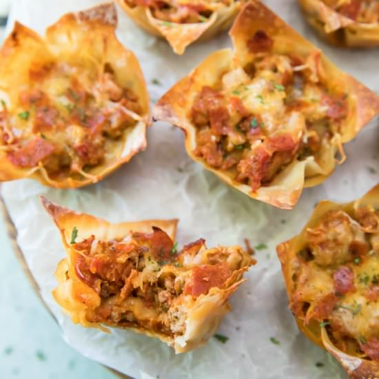 Pepperoni Pizza Party Cups - Recipe photo by kimscravings