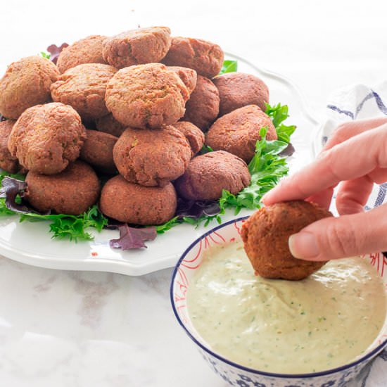Egyptian-Style Falafel - Recipe photo by senseandedibility