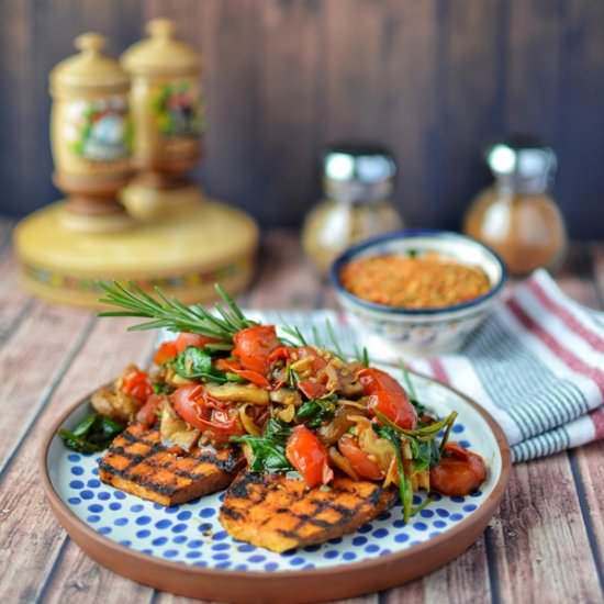 Sweet potato steaks - Recipe photo by TopFoodFacts