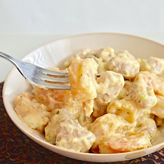 Parmesan Cream Shrimp Pasta - Recipe photo by jeanieandluluskitchen