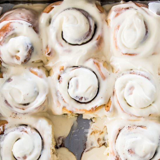 No Knead 1 Hour Cinnamon Rolls - Recipe photo by cravinghomecooked