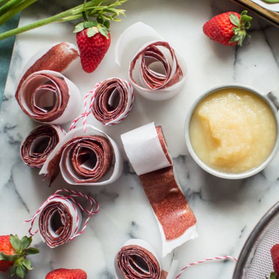 Strawberry Beet Fruit Leather - Recipe photo by Thenaturalnurturer