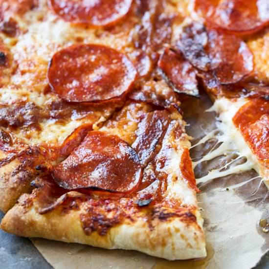 Pepperoni Pizza - Recipe photo by cookingforkeeps