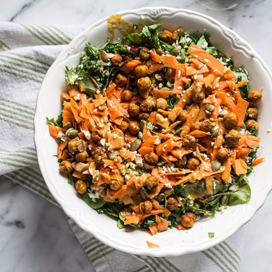 Detox Cauliflower & Chickpea Salad - Recipe photo by lemonsandbasil
