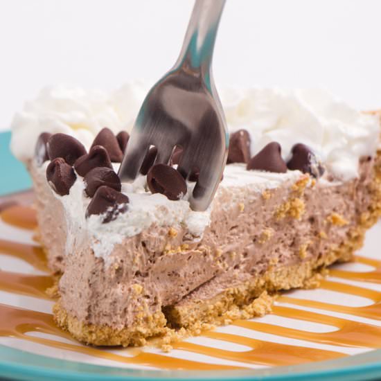 Creamy Chocolate Symphony Pie - Recipe photo by Devour Dinner