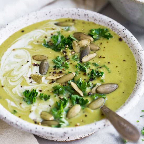 Easy Cream of Broccoli Soup - Recipe photo by andrewcooks