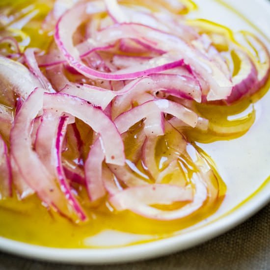 EASY MARINATED ONIONS WITH SUMAC - Recipe photo by ACleanBake
