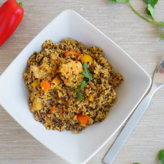 Shrimps Quinoa - Recipe photo by The Cookware Geek