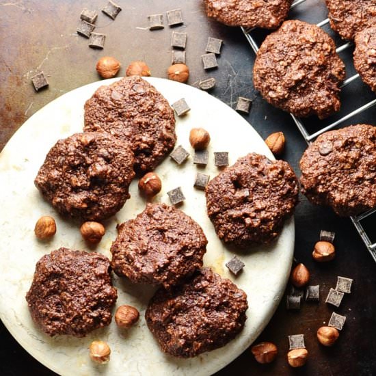 Flourless Chocolate Hazelnut Cookie - Recipe photo by everydayhealthyrecipes