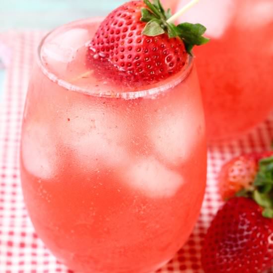 Strawberry Wine Punch - Recipe photo by missinthekitchen