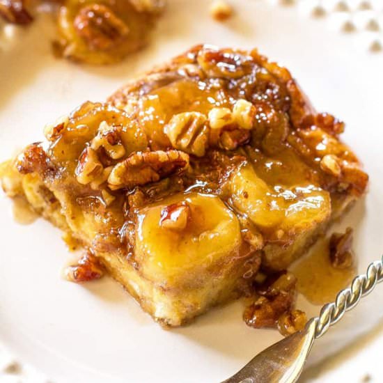 Baked Bananas Foster French Toast - Recipe photo by cdenney92