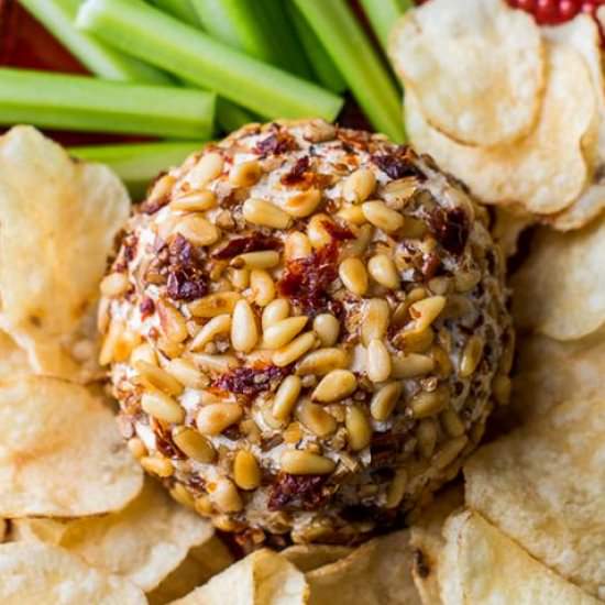 Sun Dried Tomato Cheese Ball - Recipe photo by BestRecipeBox