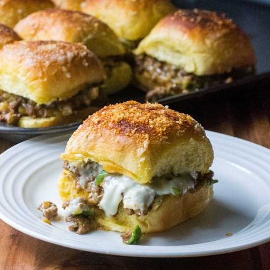 Philly Cheesesteak Sloppy Joe Slide - Recipe photo by AWickedWhisk
