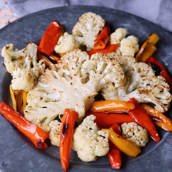 Roasted Cauliflower - Recipe photo by Baked_Broiled_Basted