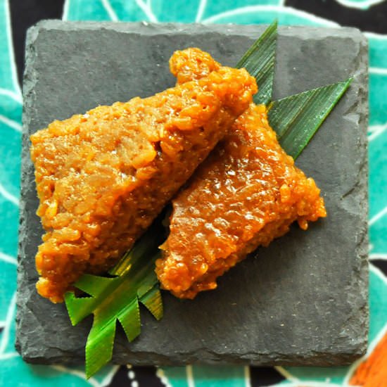 Wajik – Sticky Rice Snack - Recipe photo by Pisang Susu