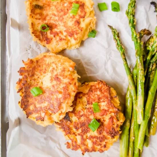 Paleo Asian Salmon Fishcakes (GF) - Recipe photo by perchancetocook.com