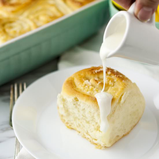 Light and Fluffy Lemon Sweet Rolls - Recipe photo by theunlikelybaker