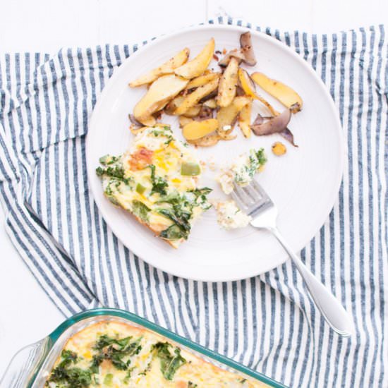 Sausage and Egg Breakfast Casserole - Recipe photo by Nourish Nutrition Co