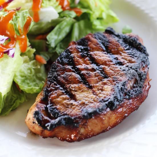 Easy Grilled Pork Chop Marinade - Recipe photo by Buy This Cook That