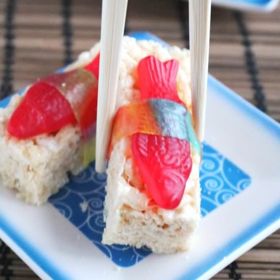 Rice Crispy Sushi & Sashimi - Recipe photo by TheSpiffyCookie