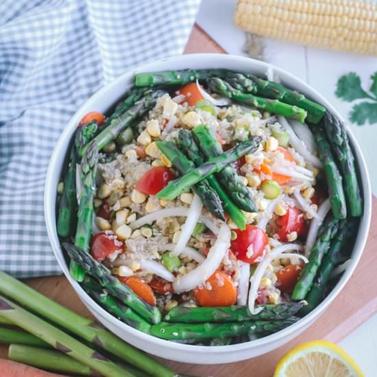 Chilled Asparagus Salad - Recipe photo by VeganVigilante