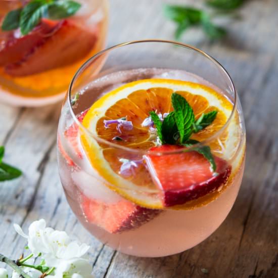 Cointreau Rose Cocktail - Recipe photo by Inside the rustic kitchen