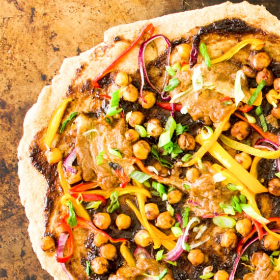 Thai Chickpea Pizza - Recipe photo by palouse_brand