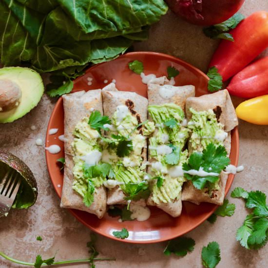 Vegan Cuban Grilled Stuffed Burrito - Recipe photo by foodgalleygab