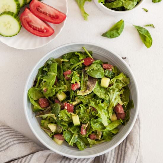 Spring Cleanse Avocado Mache Salad - Recipe photo by Solluna333