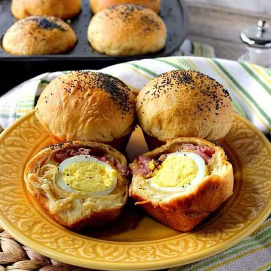 Easy Egg Stuffed Buscuits - Recipe photo by Kudos Kitchen by Renee