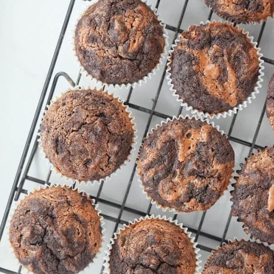 Chocolate Almond Swirl Muffins - Recipe photo by personallypaleo