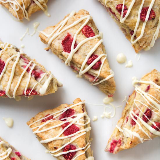 Raspberry Scones - Recipe photo by PicklesNHoney