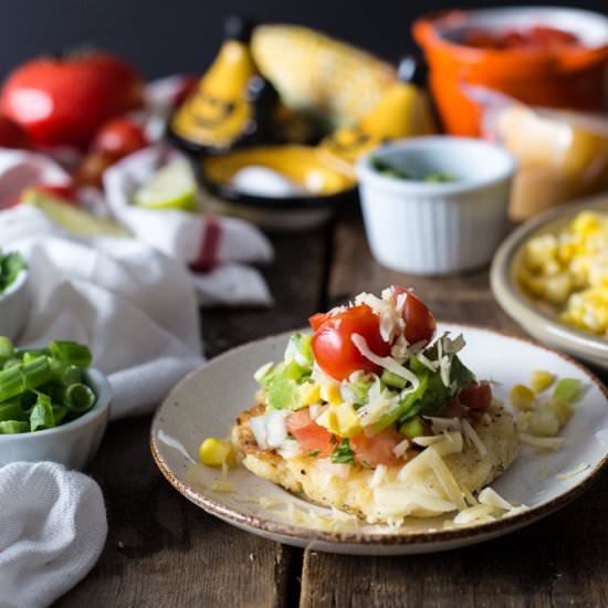 Authentic Colombian cheese arepas - Recipe photo by ImmigrantsTable