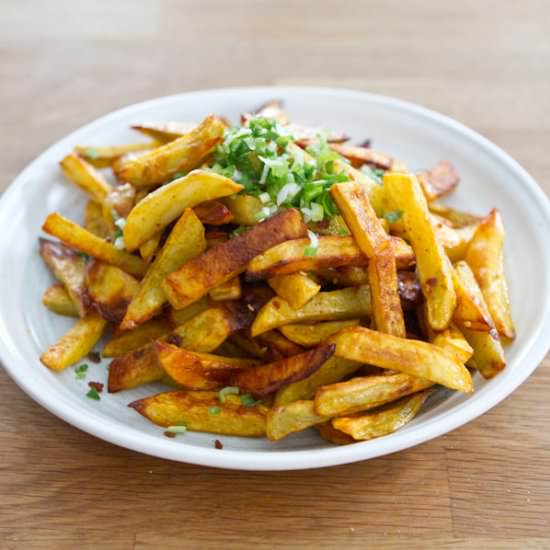 Baked Fries With Chili - Recipe photo by yukikotsu