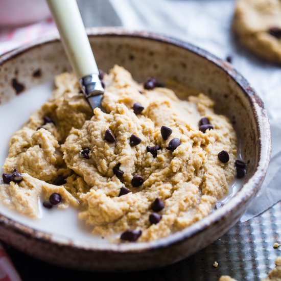 Vegan Cookie Dough Breakfast Bowls - Recipe photo by foodfaithfitness