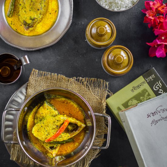 Doi Ilish - Recipe photo by Experiences Of A Gastronomad