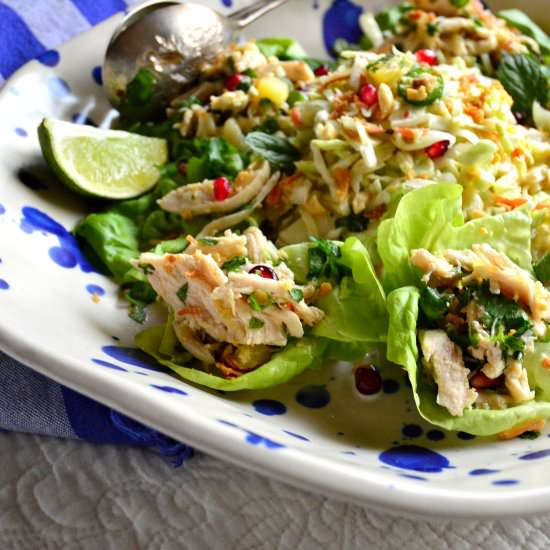 Asian Chicken Salad with Pineapple - Recipe photo by thisishowicook
