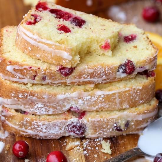The Best Cranberry Orange Bread - Recipe photo by ValentinasCorner