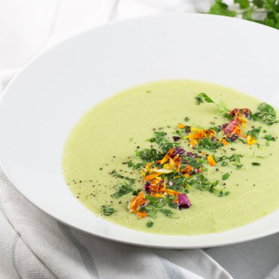 Chayote soup - Recipe photo by Chickfoodtv