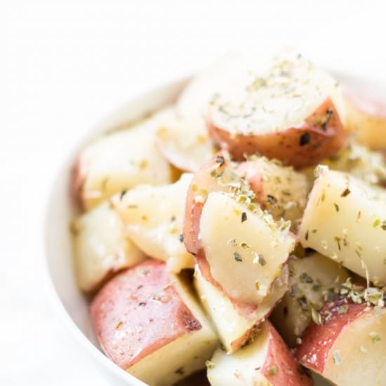 Instantpot Greek Lemon Potatoes - Recipe photo by Smart Nutrition